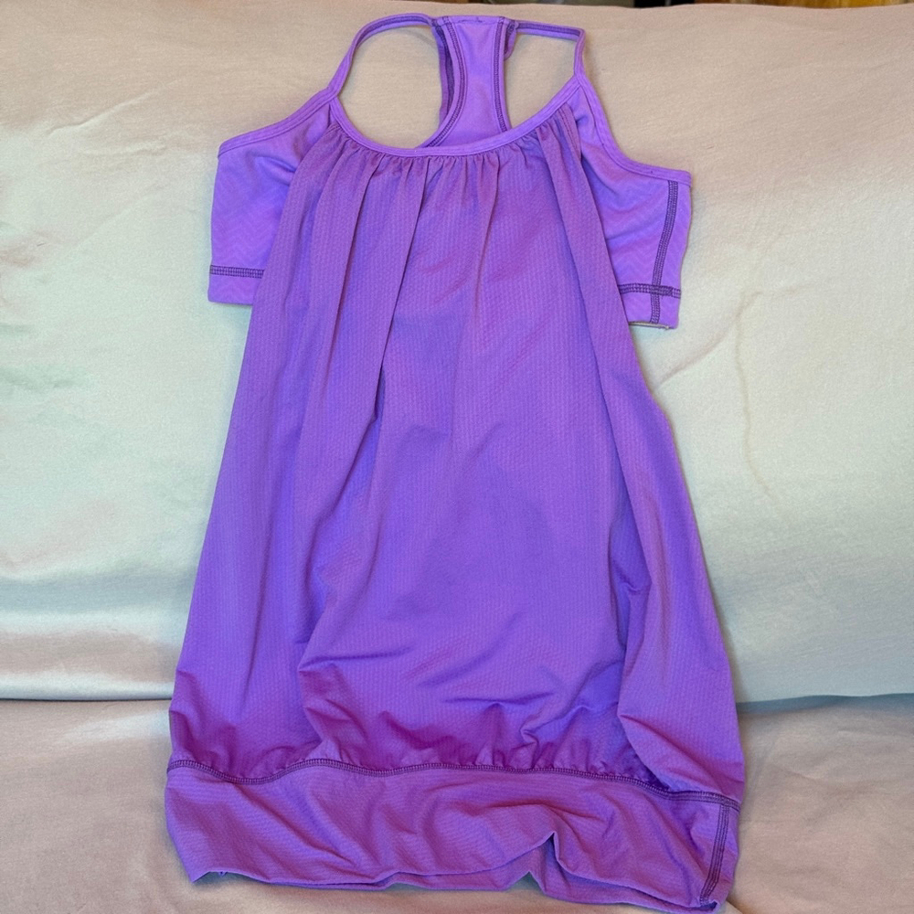 Lululemon Bundle Sz 6 | Racerback Tank / Bra + Wunder Under Crop Leggings Palm - Picture 3 of 11